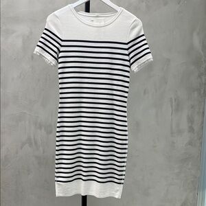 Marc Cain Sport Striped Black and White Dress